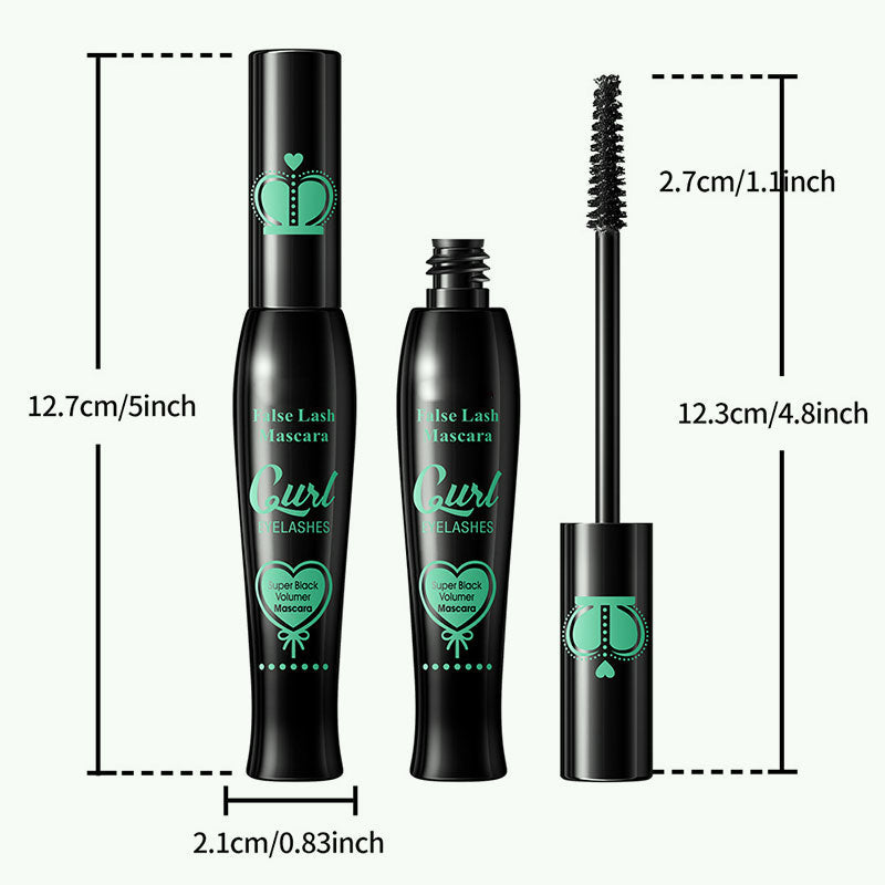 👑 QUEEN Maskara – Vanntett, Forlengende & Bøyende Effekt 💧