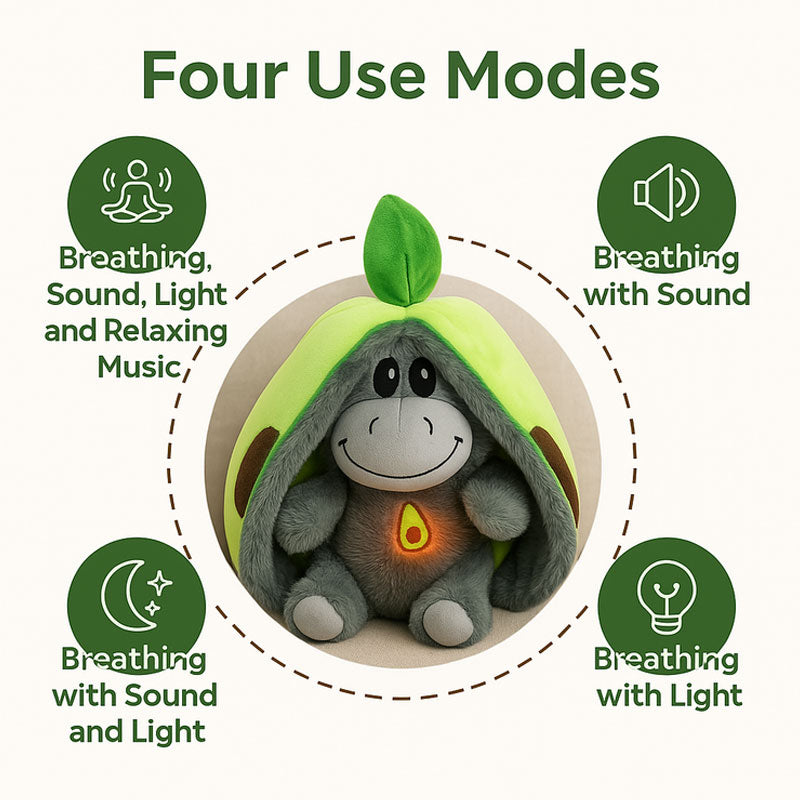 🌙 Pustende Plysjdukke – Sovekompis som Beroliger Barn