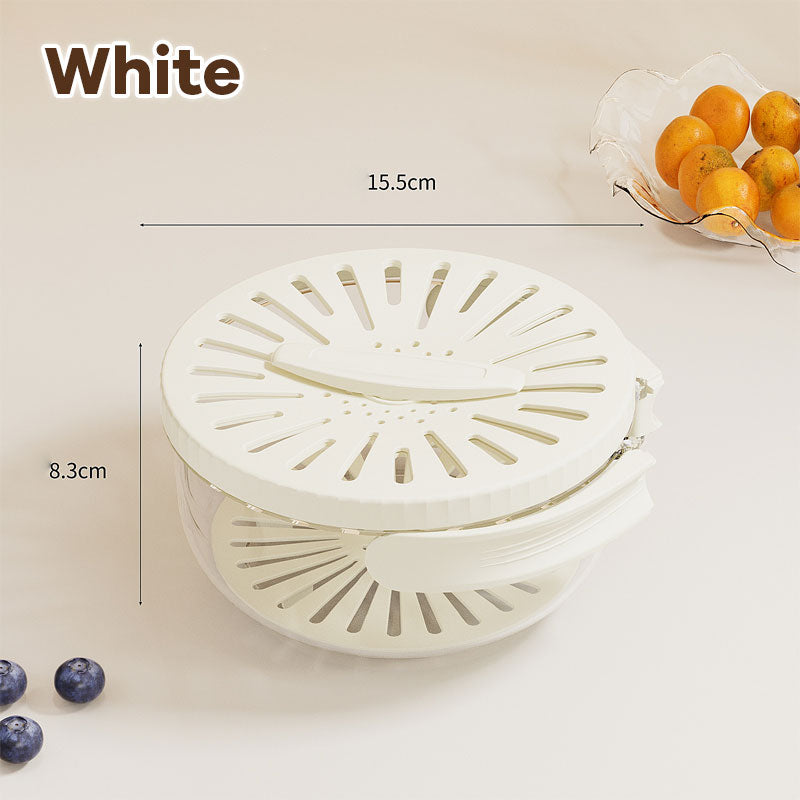 🥗 Oppbevaringsboks med lokk og drenering