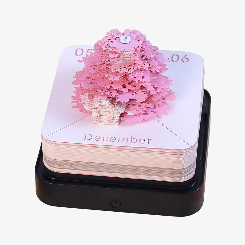 2026 Ny 3D-papirskulptur kalender