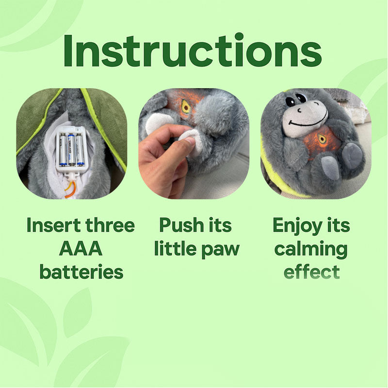 🌙 Pustende Plysjdukke – Sovekompis som Beroliger Barn