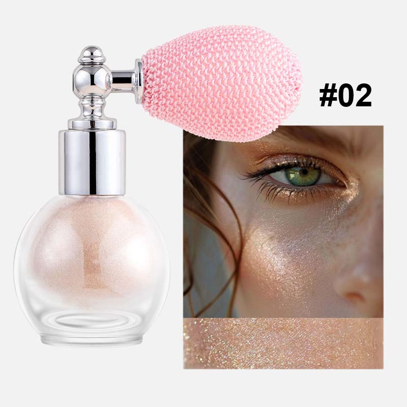 ✨ Lysende Glitter Highlighter – Langvarig & Svettebestandig