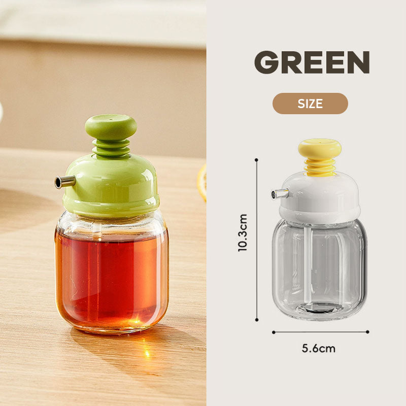 🍳 Trykk-og-hell Oljeﬂaske | Presis & Sølefri Matlaging