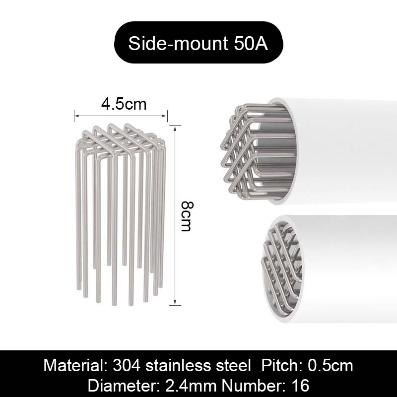 🛡 Avløpsbeskyttelse i 304 Rustfritt Stål – Holder Fugler, Rotter og Rusk Ute