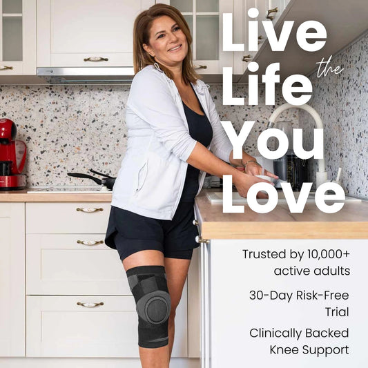 🦵 Utendørs Knebeskyttere med Ankelstropp – Komfort & Sikkerhet