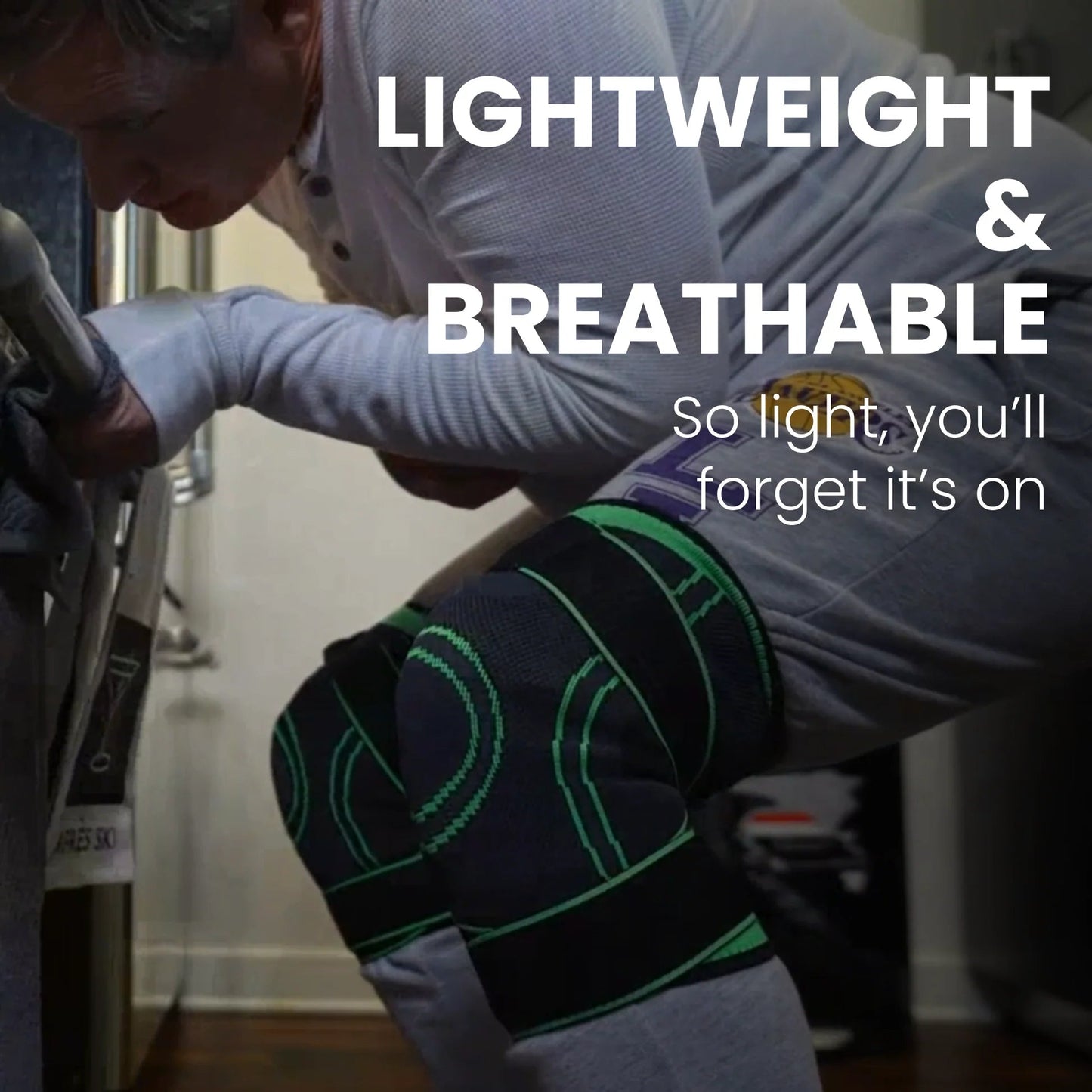 🦵 Utendørs Knebeskyttere med Ankelstropp – Komfort & Sikkerhet