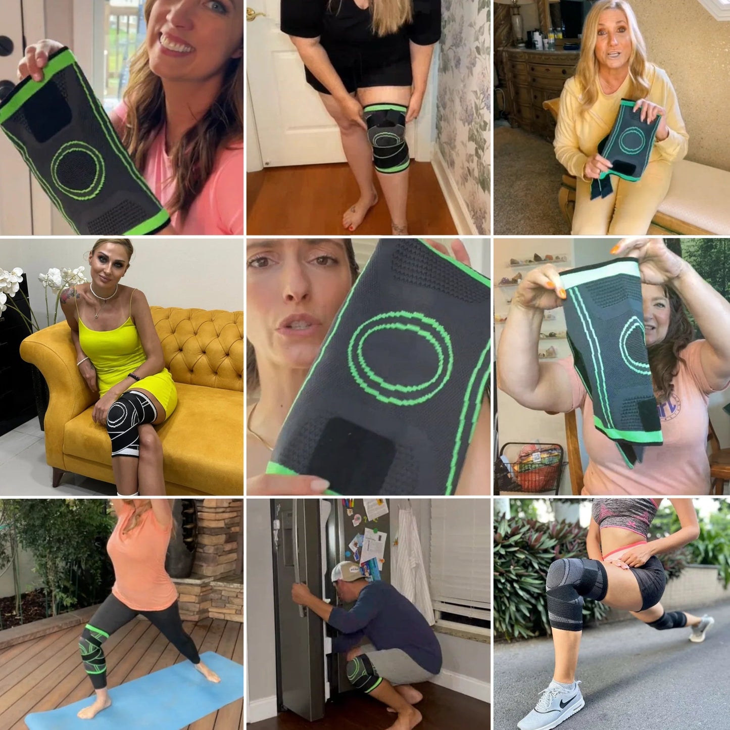 🦵 Utendørs Knebeskyttere med Ankelstropp – Komfort & Sikkerhet