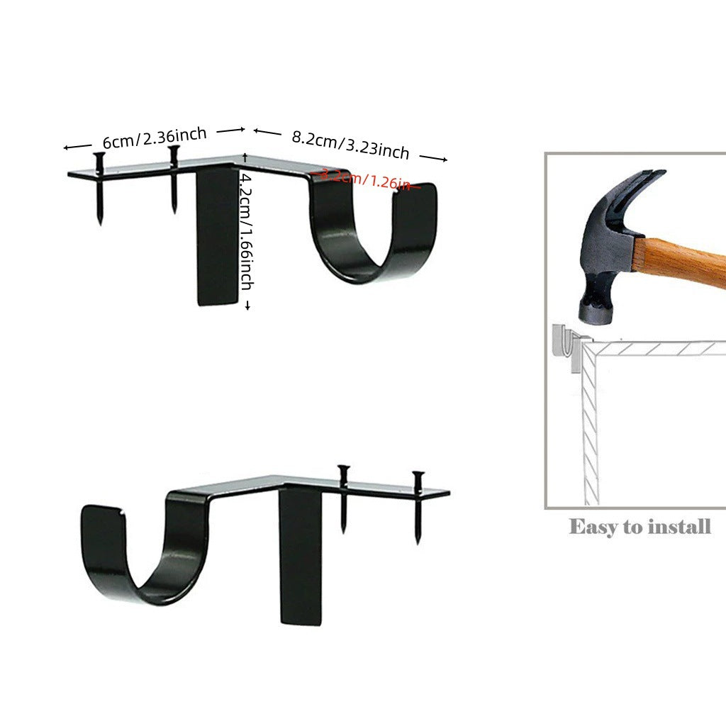 🔧 Gardinstangholdere uten boring – Sterk & Skånsom montering