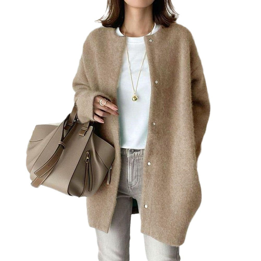 🧥 Slim Fit Strikket Jakke – Komfort & Stil i Ett