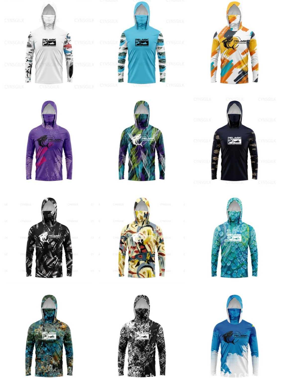 🎣Fiskeklær Med Hette Og Solbeskyttelse