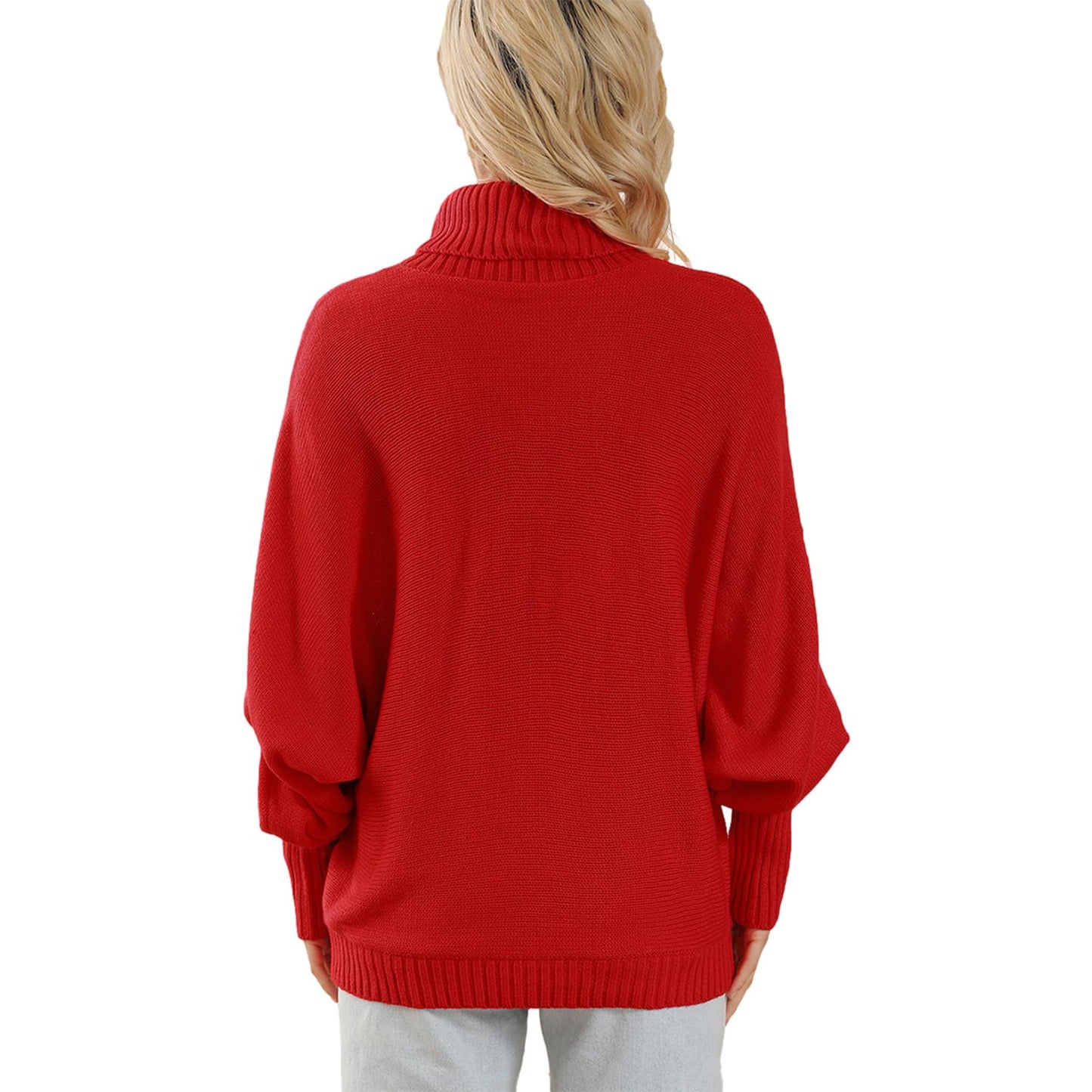 🎄Høyhalset Julegenser Dame – Varm & Festlig