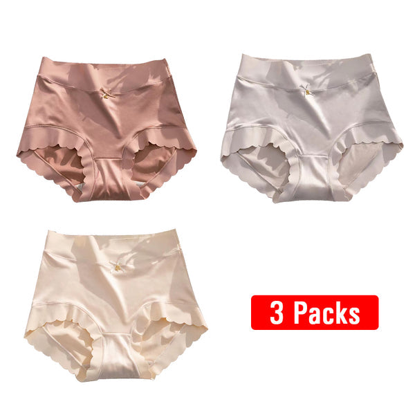 (🎁🎁Pay1 Get 2 (3pack) Premium Satin Antibakteriell Ice Silk Fuktabsorberande trosor