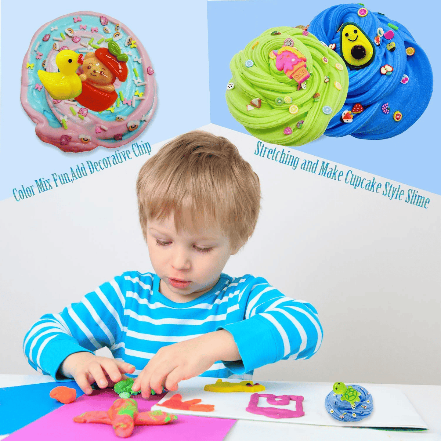 ✨Super Clay Slime DIY: Myk gjørme og sprettende leire💥🎁