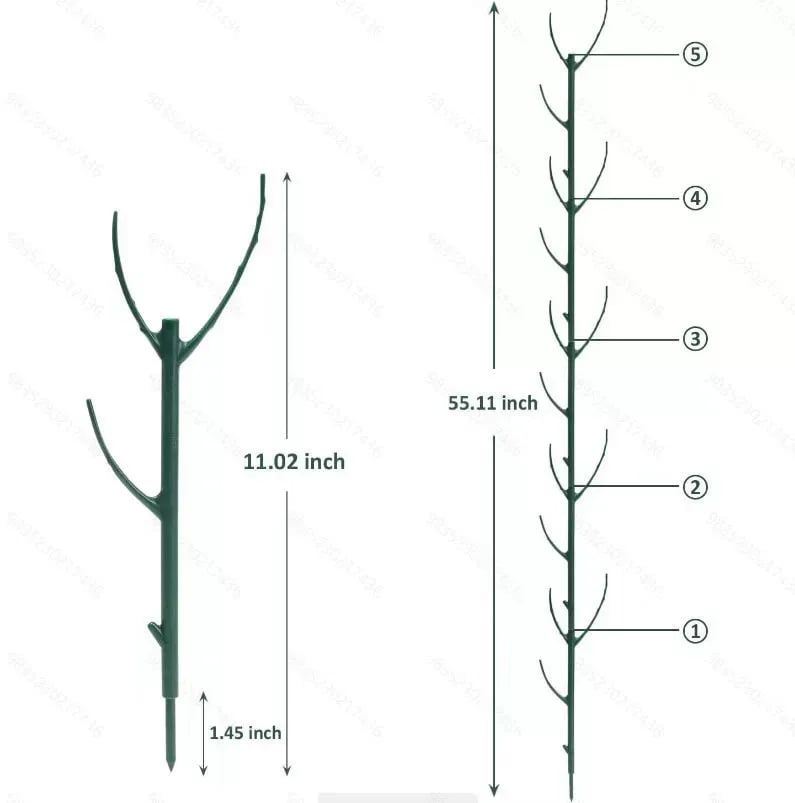 🌿Hagestativ for grønne planter