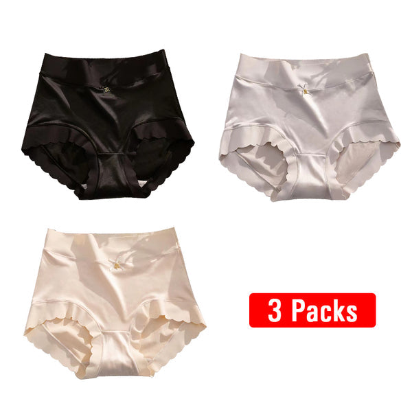 (🎁🎁Pay1 Get 2 (3pack) Premium Satin Antibakteriell Ice Silk Fuktabsorberande trosor