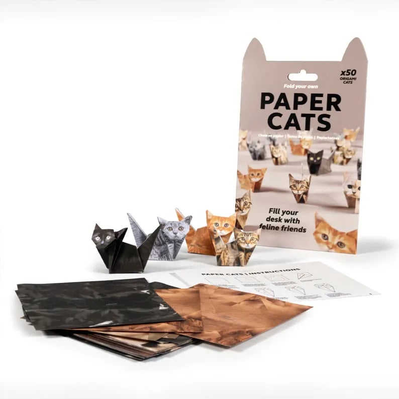 🐱DIY Origami Katter – Koselig hobby & gaveidé