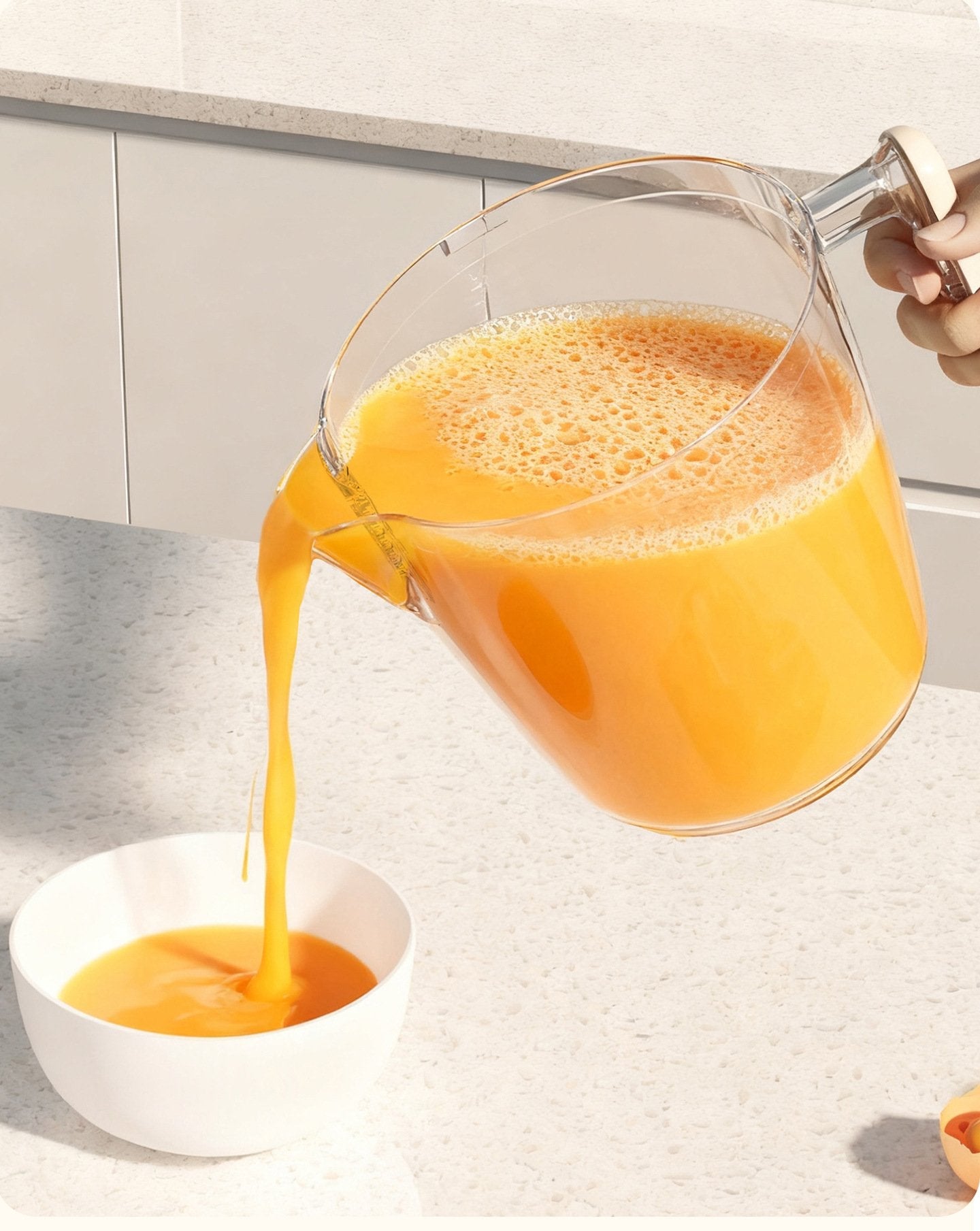 Multifunksjonell eggvisp med filterkopp