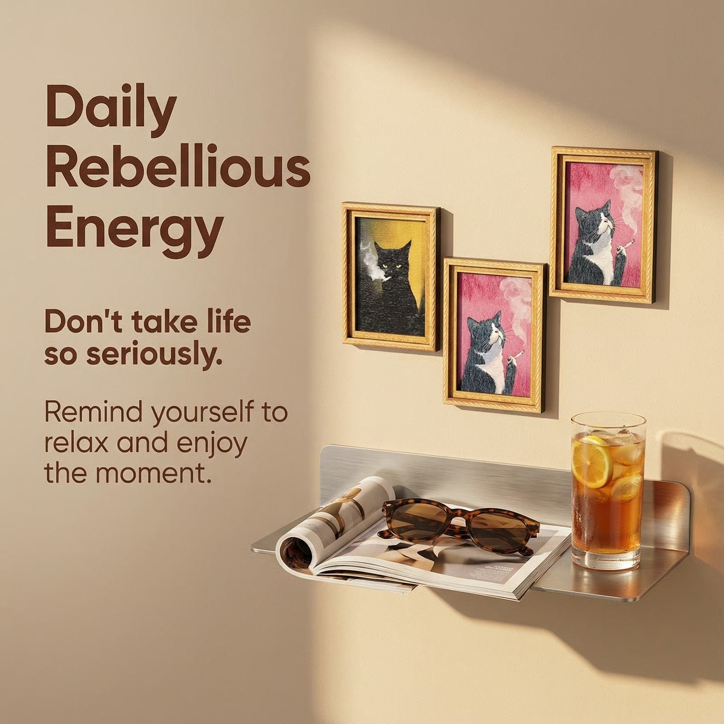 🌹 Søte kjøleskapsmagneter til katter – Sjarmerende katterammedekorasjoner til hjem og kontor 🐱✨