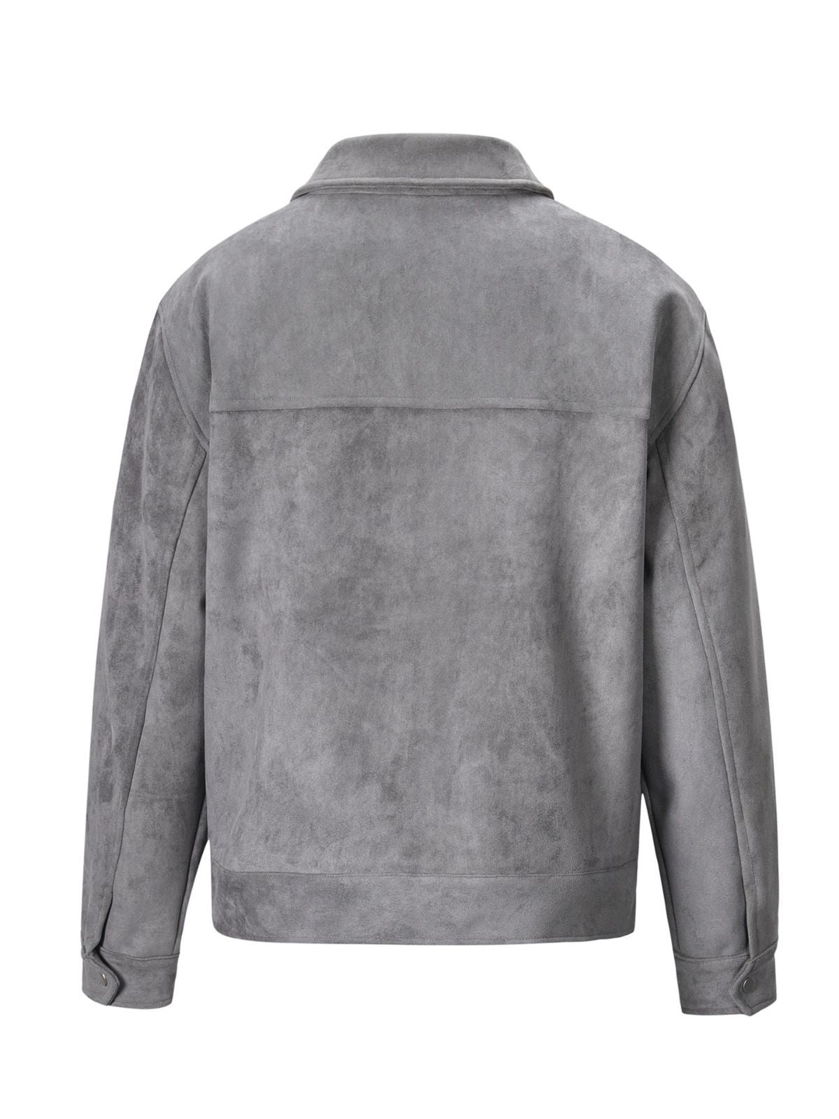 🍂 Klassisk semsket skinnjakke til herre – perfekt for høst og vinter