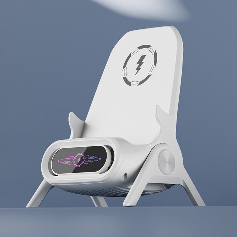 ⏳Tidsbegrenset tilbud⏰Multifunksjonell telefonholder med rask trådløs lader📱